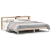 Estructura de cama sin colchón madera maciza de pino 180x200 cm