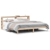 Estructura de cama sin colchón madera maciza de pino 200x200 cm