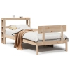 Estructura de cama sin colchón madera maciza pino 75x190 cm