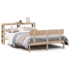 Estructura de cama sin colchón madera maciza de pino 135x190 cm