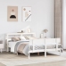 Estructura de cama sin colchón madera de pino blanco 135x190 cm