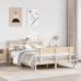 Estructura de cama sin colchón madera de pino maciza 120x200 cm