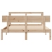 Estructura de cama sin colchón madera de pino maciza 120x200 cm