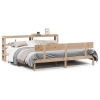 Estructura de cama sin colchón madera maciza de pino 200x200 cm