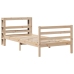 Estructura de cama sin colchón madera maciza de pino 100x200 cm