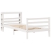 Estructura cama sin colchón madera maciza pino blanca 100x200cm