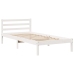 Estructura cama sin colchón madera maciza pino blanca 100x200cm