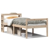 Cama personas mayores con cabecero madera maciza pino 75x190 cm