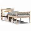 Cama personas mayores con cabecero madera maciza pino 90x190 cm