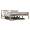 Cama para personas mayores con cabecero madera maciza 180x200cm