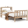 Estructura de cama sin colchón madera maciza pino 75x190 cm