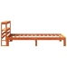 Estructura de cama sin colchón madera de pino marrón 90x200 cm