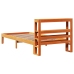 Estructura de cama sin colchón madera de pino marrón 90x200 cm