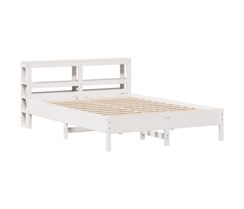 Estructura de cama sin colchón madera maciza de pino 160x200 cm