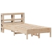 Estructura de cama sin colchón madera maciza de pino 100x200 cm