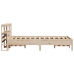 Estructura de cama sin colchón madera maciza de pino 100x200 cm