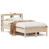 Estructura de cama sin colchón madera maciza de pino 120x190 cm