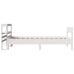 Estructura cama sin colchón madera maciza pino blanca 100x200cm