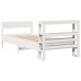 Estructura cama sin colchón madera maciza pino blanca 100x200cm