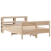 Estructura de cama sin colchón madera maciza de pino 120x190 cm