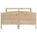 Estructura de cama sin colchón madera de pino blanco 150x200 cm