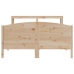Estructura de cama sin colchón madera de pino maciza 120x200 cm