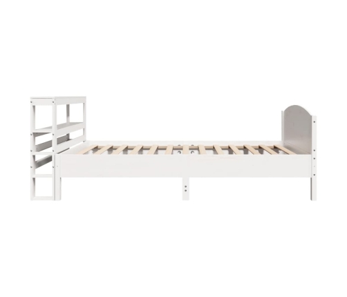 Estructura cama sin colchón madera maciza pino blanca 100x200cm