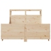 Estructura de cama sin colchón madera de pino maciza 120x200 cm