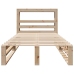 Estructura de cama sin colchón madera maciza de pino 90x190 cm