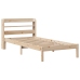 Estructura de cama sin colchón madera maciza de pino 90x190 cm