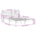Estructura de cama sin colchón madera maciza de pino 160x200 cm