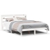Estructura de cama sin colchón madera maciza de pino 160x200 cm