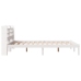 Estructura de cama sin colchón madera maciza de pino 160x200 cm