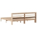 Estructura de cama sin colchón madera maciza de pino 180x200 cm