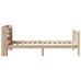 Estructura de cama sin colchón madera maciza pino 75x190 cm