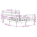 Estructura de cama sin colchón madera maciza de pino 140x190 cm