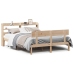 Estructura de cama sin colchón madera maciza de pino 140x190 cm