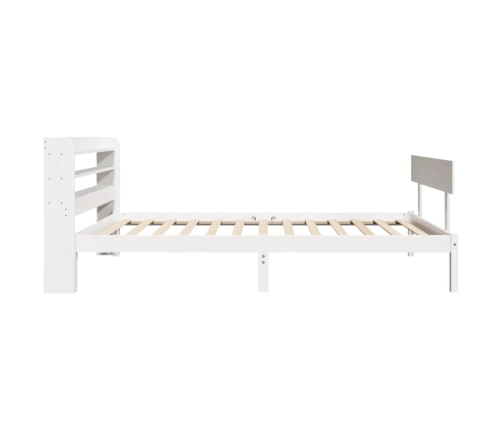 Estructura cama sin colchón madera maciza pino blanca 100x200cm