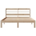 Estructura de cama con cabecero madera maciza pino 120x200 cm