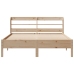 Estructura de cama sin colchón madera de pino blanca 140x200 cm