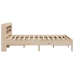 Estructura de cama sin colchón madera de pino blanca 140x200 cm