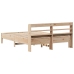 Estructura de cama sin colchón madera de pino blanca 140x200 cm