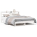 Estructura de cama sin colchón madera de pino blanca 140x200 cm