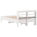 Estructura cama sin colchón madera maciza pino blanca 100x200cm