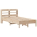 Estructura de cama sin colchón madera maciza de pino 90x200 cm