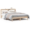 Estructura de cama sin colchón madera maciza de pino 135x190 cm