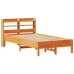 Estructura de cama sin colchón madera maciza marrón 90x190 cm