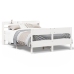 Estructura de cama sin colchón madera de pino blanca 150x200 cm