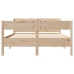 Estructura de cama sin colchón madera de pino maciza 120x200 cm