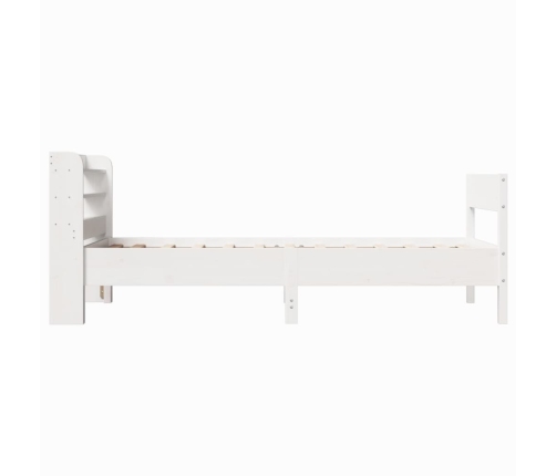 Estructura cama sin colchón madera maciza pino blanca 100x200cm